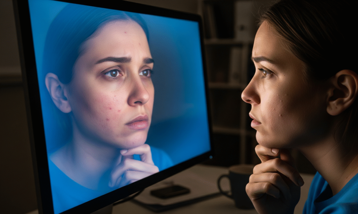 Ciltte Mavi Işık Hasarı: Ekranlardan Gelen Görünmez Tehdit