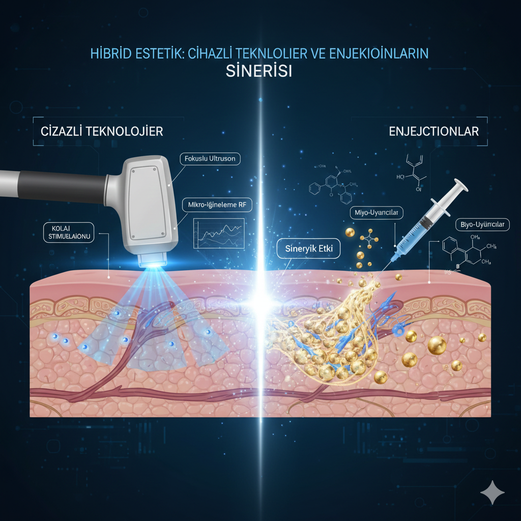 Hibrid Estetik: Cihazlı Teknolojiler ve Enjeksiyonların Sinerjisi